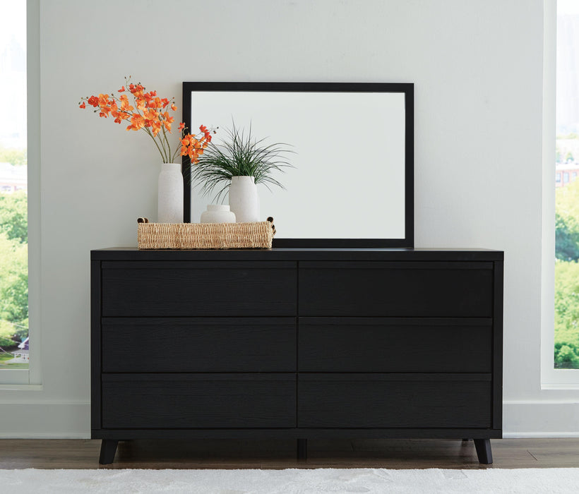 Danziar King Panel Headboard, Dresser and Mirror