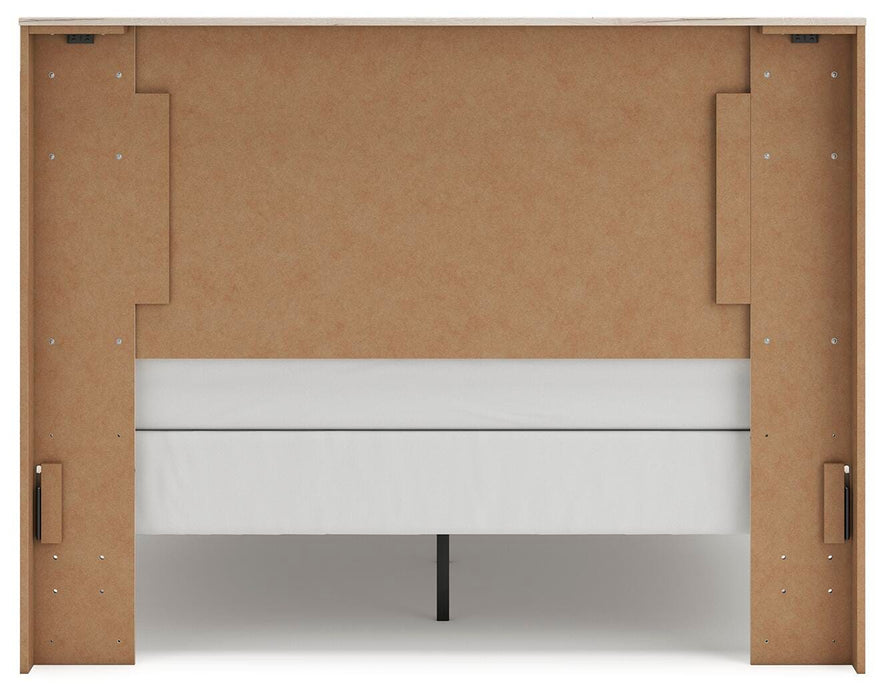 Lawroy Queen Panel Bed, Dresser and Mirror