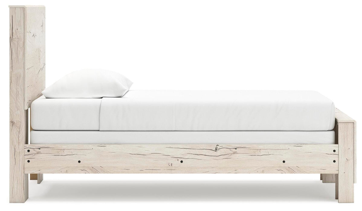Lawroy Twin Panel Bed, Dresser and Mirror