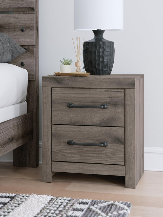 Graystorm King Panel Bed, Dresser and Mirror