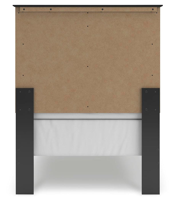 Maribel Twin Panel Bed, Dresser and Mirror