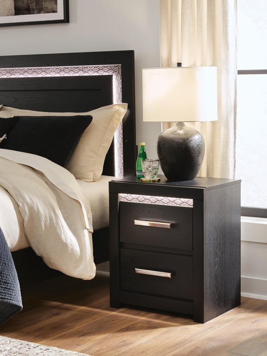 Shoralli Two Drawer Night Stand