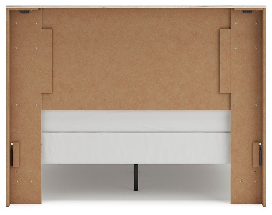 Lawroy Queen Panel Bed, Dresser and Mirror