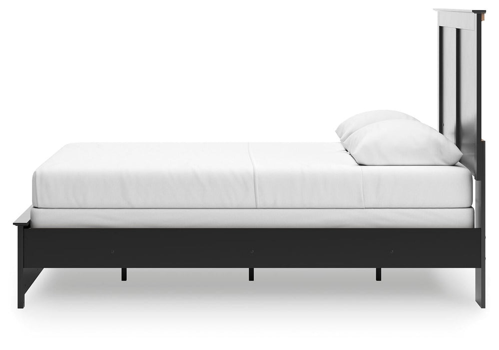 Maribel Queen Panel Bed, Dresser and Mirror