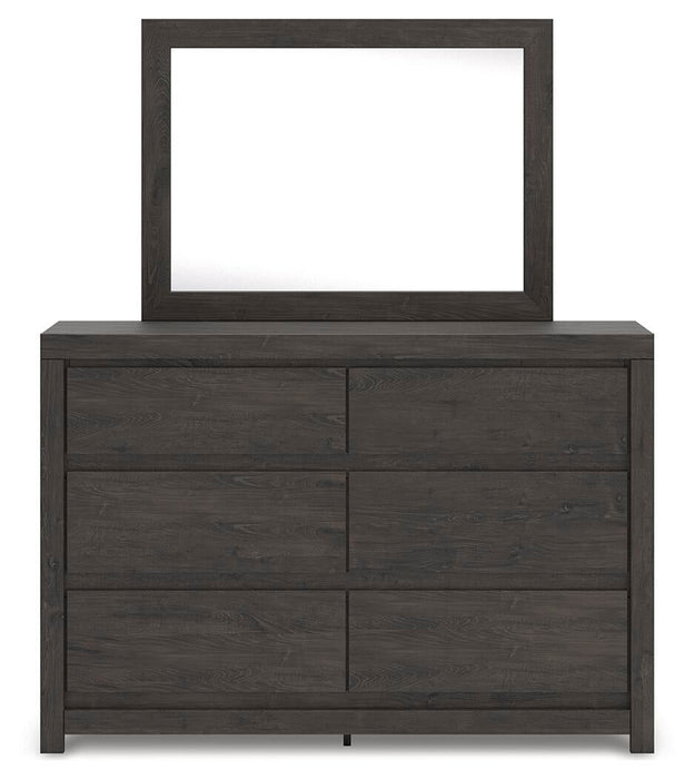 Parlayon Queen Panel Bed, Dresser and Mirror
