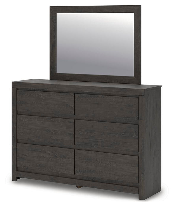 Parlayon Queen Panel Bed, Dresser and Mirror