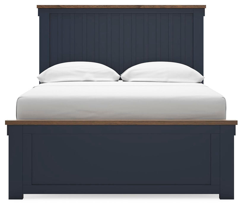 Landocken Full Panel Bed, Dresser and Mirror