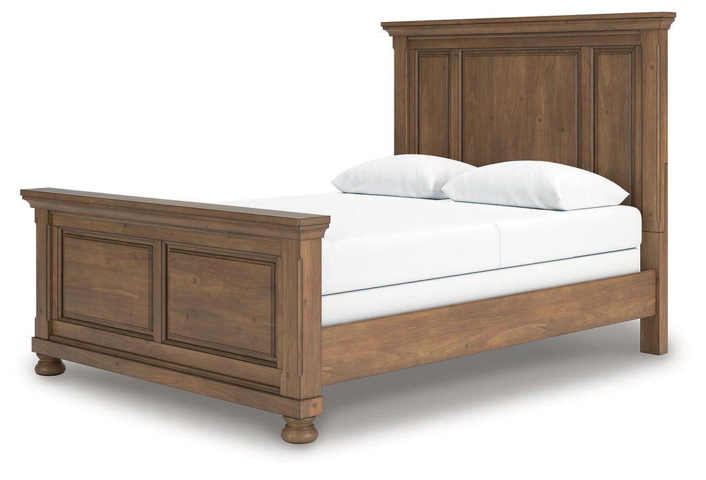 Vandenmore Queen Panel Bed with Mirrored Dresser