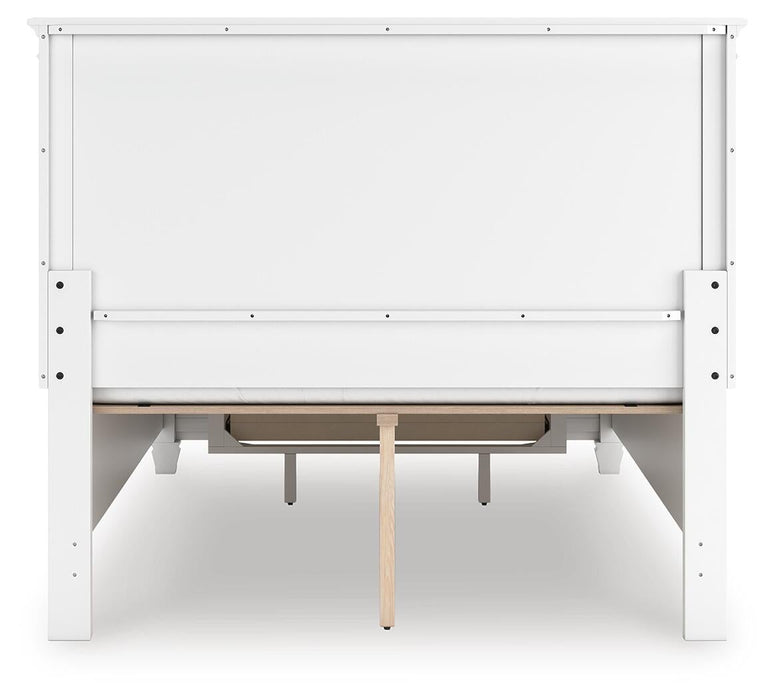 Fortman Full Panel Storage Bed, Dresser and Mirror