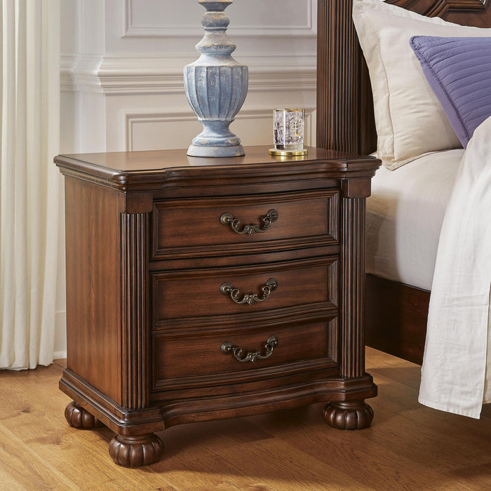 Lavinton Three Drawer Night Stand